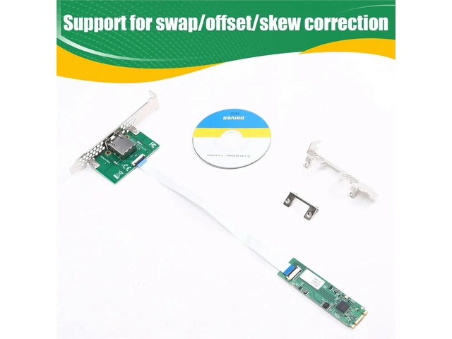 M.2 B+M KEY to 5Gbps Gigabit Network Card Single Port Wired Network Adapter RTL8126 Chip for Win7/8/10
