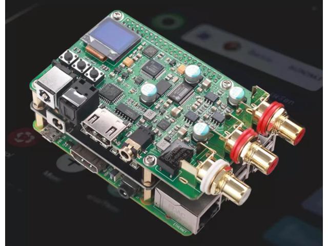PCM1794A Raspberry Pie DAC Audio Decoding Board HIFI Fever Coaxial Fiber I2S DSD512 Digital