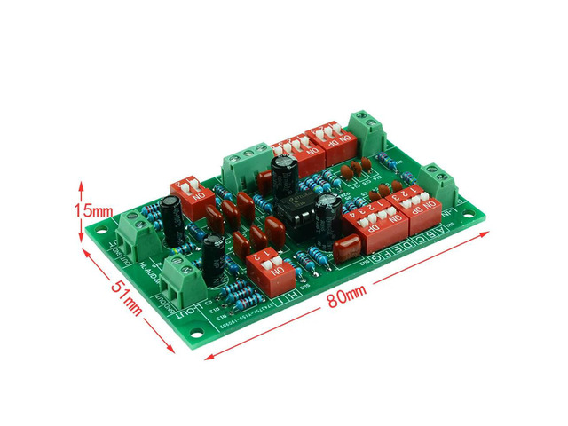 Stereo Phono RIAA Preamplifier Module Board, Preamp, or HIFI Amplifier, Terminal Block