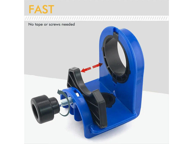 Door Lock Installation Kit, Door Lock Jig, Only for Wood Doors, Hole Saw Kit for Easy Lockset Installation Orange