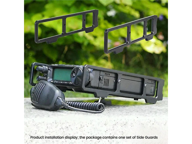Side Guard For YAESU FT-891 HAM Radio CNC Aluminum Shield Bumper Protector Carrying Handle