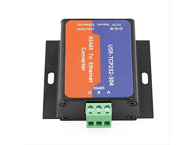 Modbus Serial Port RS485 to Ethernet Converter Server USR-TCP232-304 Data Transmission DHCP/DNS Supported EU PLUG