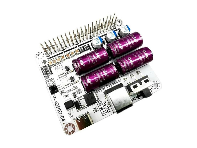5V HiFi Power Filter TypeC DC2.1 5V Input For RPI Super Capacitor Filter 83CF