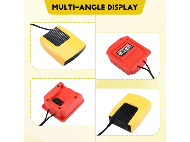 Cordless Car Heater Electric Warm Air Blower Heating Fan Windshield Demister Defroster Power Tool for Milwaukee