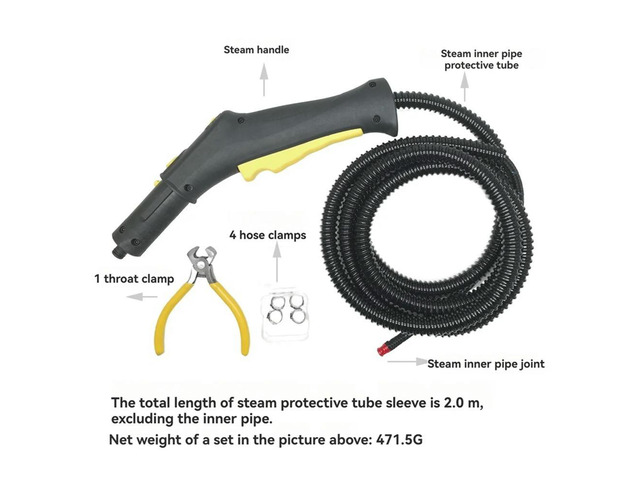 Steam Switch Control Handle Hose Kit for Karcher SC2, SC3, SC4 SC5 CTK10 CTK20 Cleaner Fittings Replacement Piping A