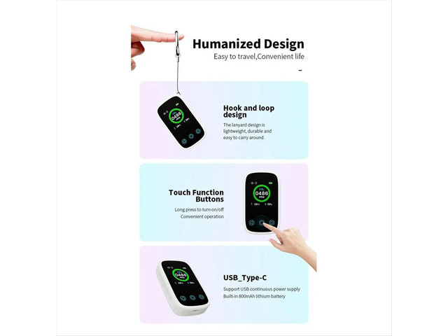 3 in 1 Digital Carbon Dioxide Detector with Alarm Mini Temperature & Humidity Meter CO2 Detector for Indoor