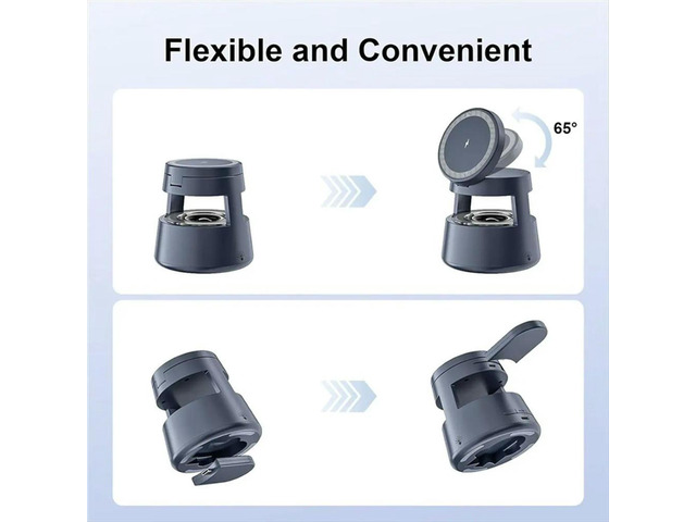 4 in 1 Magnetic Charger with LED Light Desktop Fast Charging Phone Stand for 16 15 IWatch Airpods