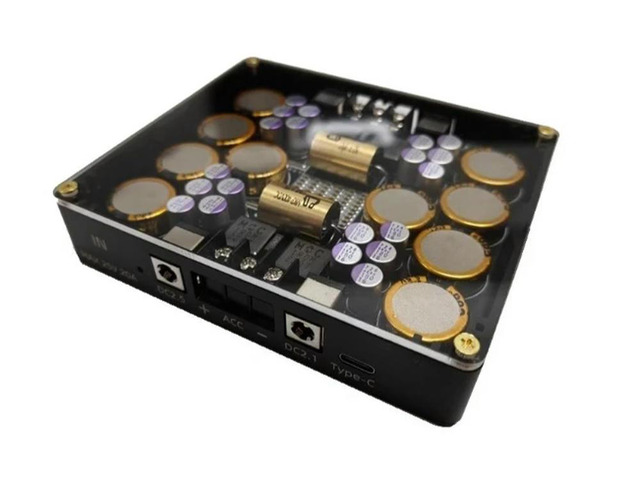 CNC Case 5V-25V 20A Suitable for Switching Power Supply and Linear Power Supply Sound Card DAC Amplifier