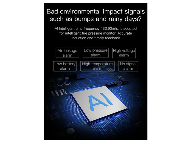 High-Precision Solar Motorcycle TPMS Tire Tyre Pressure Monitoring Alarms System with 2 Sensors TPMS Bluetooth