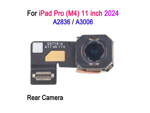 12MP Rear Camera For iPad Pro (M4) 11 inch 2024 A2836 / A3006 Tablet Back Facing Wide-angle Camera Repair Replacement Part