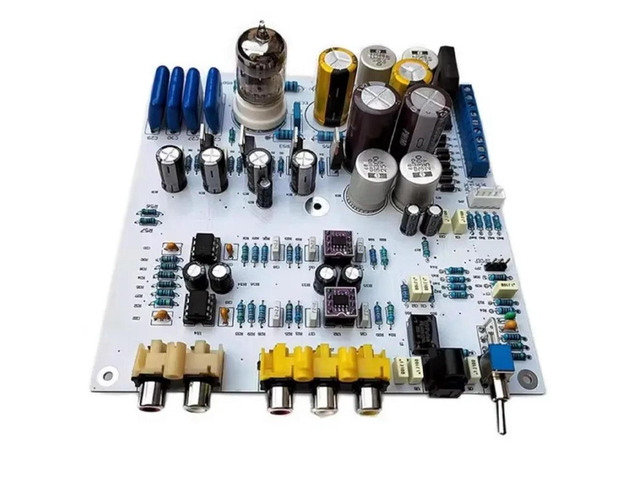 PCM1794 5670 Vacuum tube 12W+12W Tube Buffer DAC Decoding Board Fiber Coaxial discrete Resistor Amplifier Board