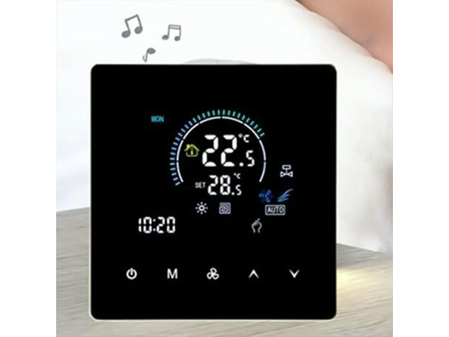 Thermostat Remote Control Programmable Heating Cooling Temperature Controller for Home Office Floor Heating