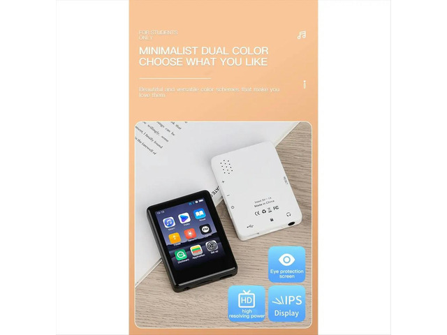S18 MP4 Music Player Protable Touch Screen Walkman Bluetooth MP3 Player Support E-Book FM Radio Recording Alarm 64GB