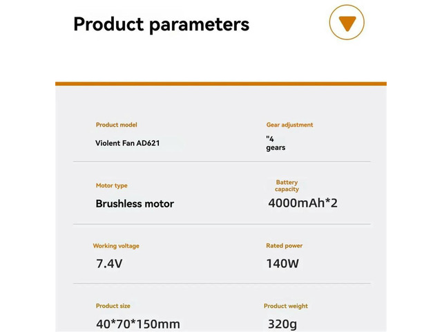 Mini Turbo Fan 130000 RPM High-Speed Violent Turbo Fan Blower Brushless Motor for Home Outdoor Use