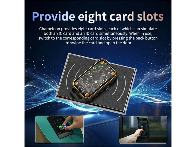 Chameleon Ultra 3rd Generation Access Card NFC Reader/Writer, Chameleon Detective Card Copier 125Khz 13.56Mhz