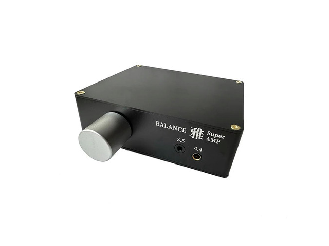 RCA/XLR Fully Balanced Input Headphone Amplifier 3.5mm/4.4mm Fully Balanced Output 32ohm 1000mw DC12V