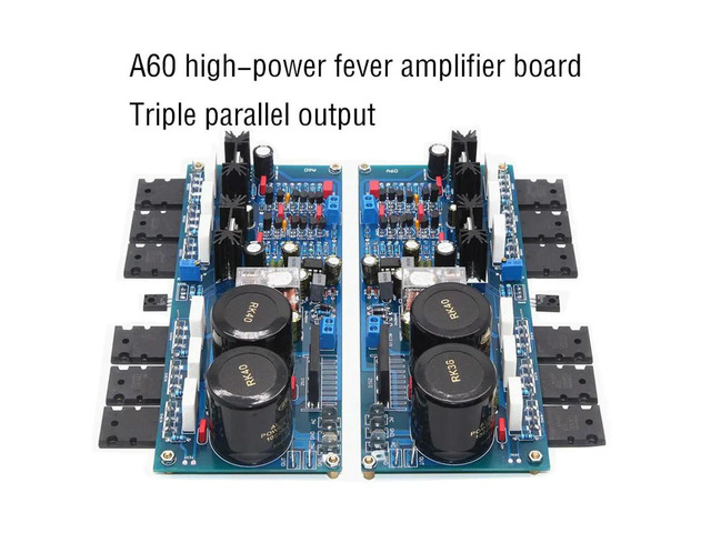 A60 HiFi Power Amplifier Board High-power Class A Class AB Home Amplifier Board tube Professional Audio Accessories