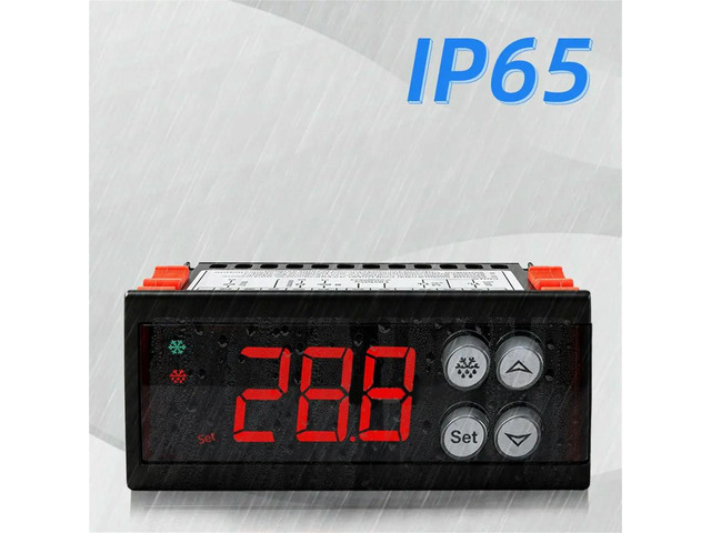 Temp Control Thermostat Digital Temperature Switch Controller Heating Cooling NTC Sensor for Freezer Fridge 220V