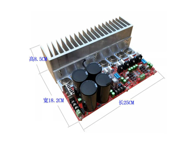 V8 US imported gold sealed tube HIFI Class A amplifier board, high-power dual channel power amplifier board
