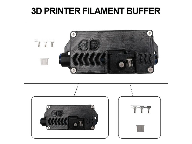 Filament Buffer for 3D Printers - Automatic Filament Feeding, Break Detection, Improve Print for Voron Vzbot