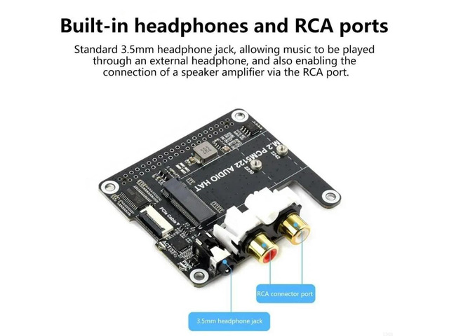 PCIe To M.2 And I2S Sound Expansion Card With 384KHz 32Bit DACs For Enhances Sound