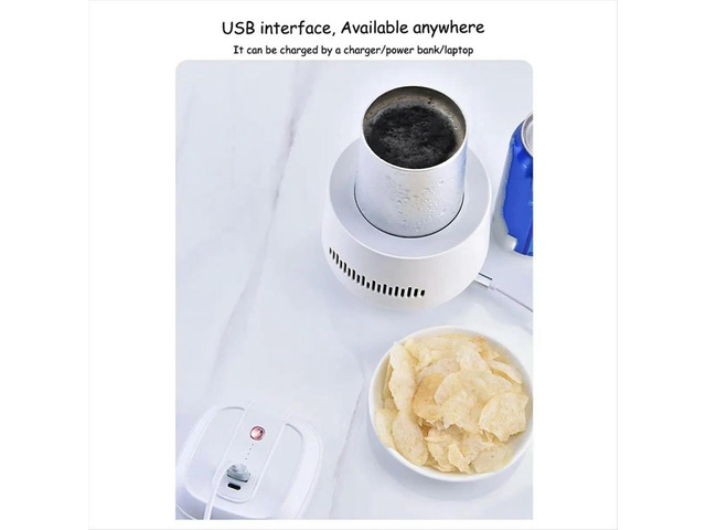 Car Mounted Mini Refrigerator Automobile Home Dual-Purpose Refrigeration Small Refrigeration Cup 12V 24V