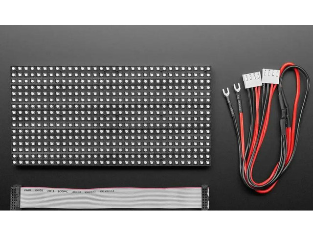 Medium 16x32 RGB LED matrix panel - 6mm Pitch