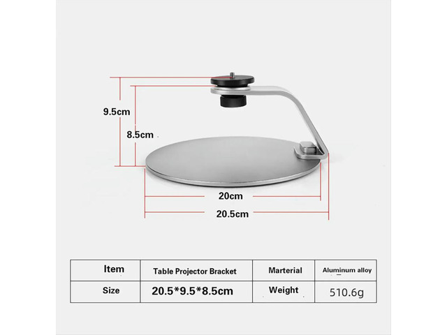 Projector Stand Table Mobile Projector Mount Removable Adjustable Universal Projectors Bracket for Studio Home Stage