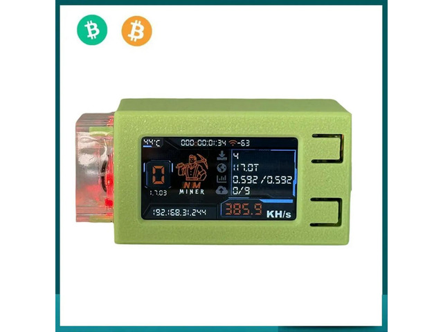 Nerdminer V2 Pro Max with RGB Cool Fan 390KH/S Solo Lottery Miner BTC Miner Nerd Miner Bitcoin Crypto Miner NMMiner
