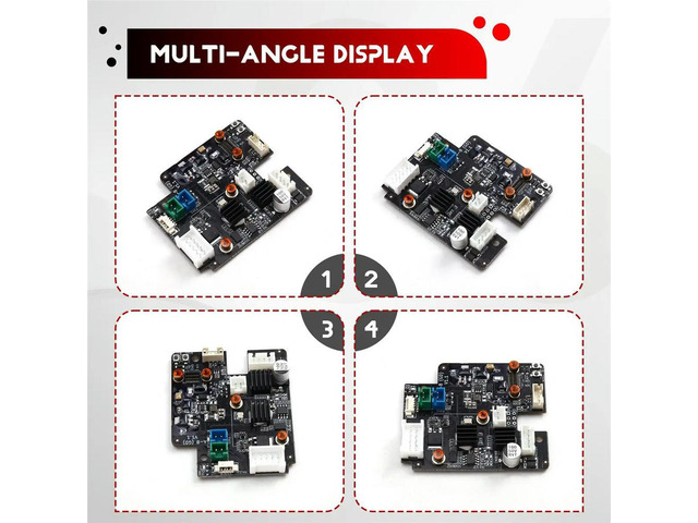 Adapter Plate for QIDI Plus4 Adapter Plate Front / Rear / Cable for QIDI Tech Plus4 3D Printer Accessories