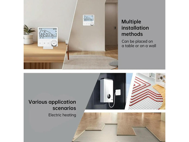Tuya Boiler Thermostat Heating Room Thermostats,Heating Programmable Thermostat Heating Controller