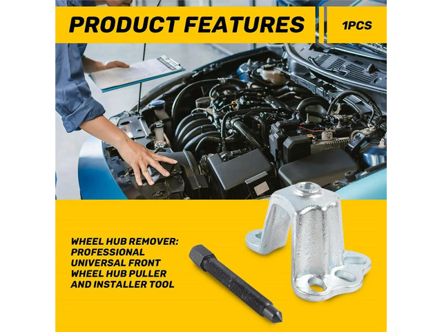 Wheel Hub Remover: Professional Universal Front Wheel Hub Puller and Installer Tool