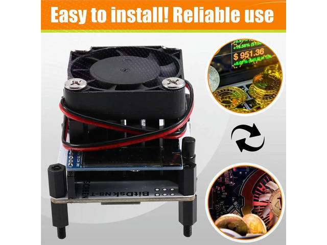 Bitdsk N8 200Gh/S BM1397 Bitcoin ASIC BTC Miner Solo Lottery Miner High Hash Rate US Plug