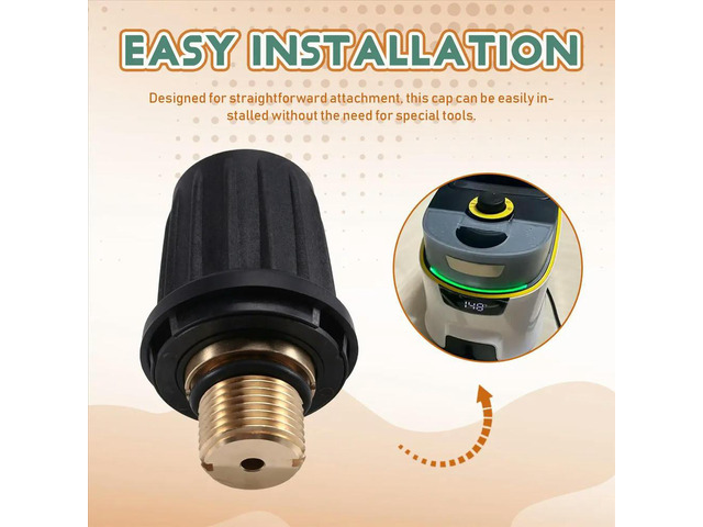 Easy Installation Safety Valve Cap Sealing Clasp Cap with Safety Assurance for Karcher Steam Cleaner 4 590105 0