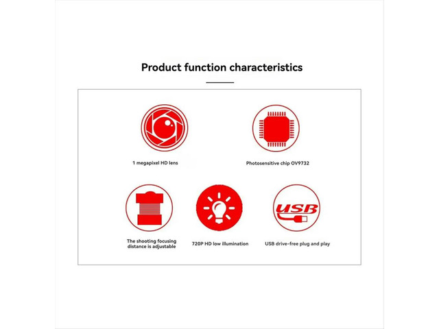23 Degree Camera Module OV9732 1MP 12mm Dual Camera Module Manual Focus with Shell+Tripod for WinXP/7/8/10 Linux/Android