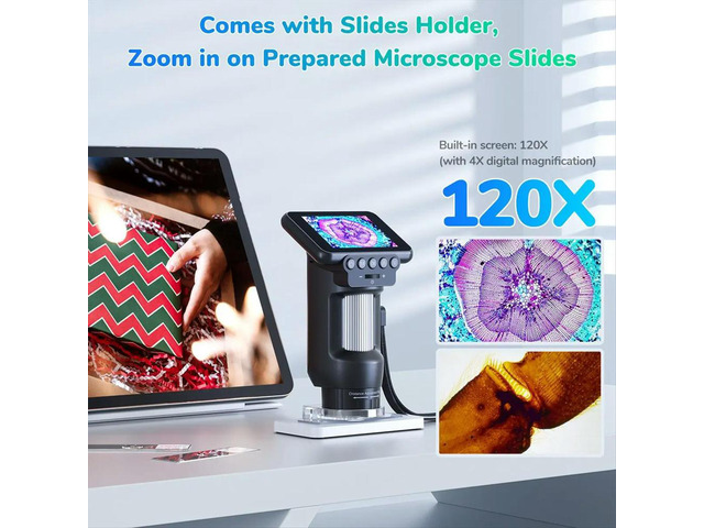 Digital Handheld Electron Microscope ligent Electronic Photography and Video Recording A
