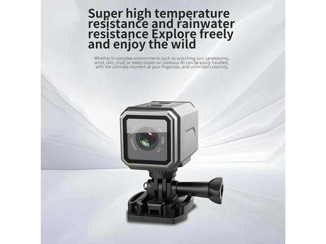 4K Ultra HD Camera Mini Outdoor Sports Camera Motorcycle Cam Bicycle Riding Camera Wearable Video Recorder Camera