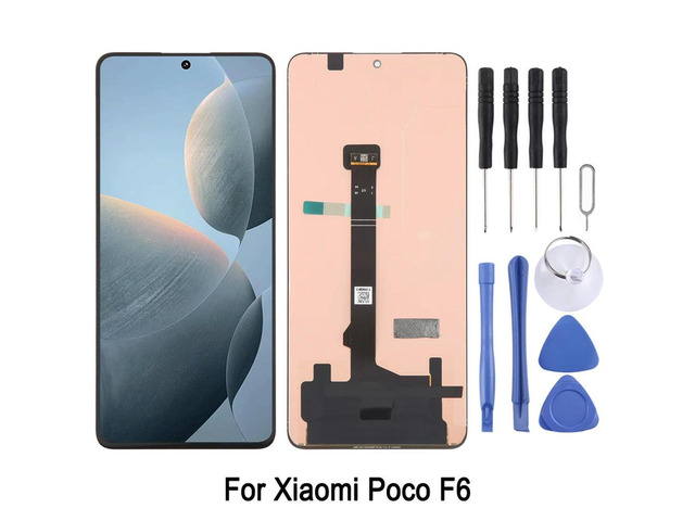 6.67'' AMOLED LCD Screen For Poco F6 Phone Display Touch Screen with Digitizer Full Assembly Replacement Spare Part