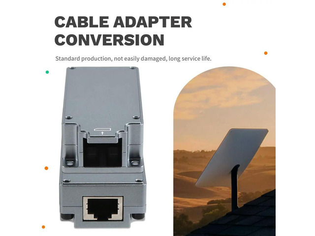 SK0016 320W for Starlink High Performance Flat Dishy Cable Adapter to RJ45 Port Dishy Cable Adapter for Network
