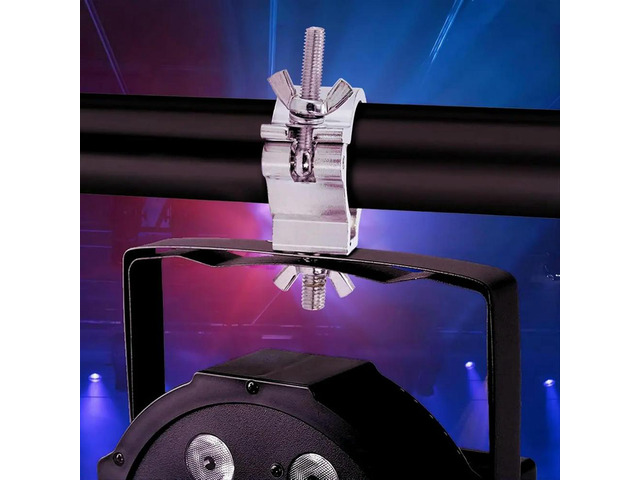 10 Pcs Truss Lighting Clamps, 2' Aluminum Alloy DJ Light Clamp for Stage Lighting Par Lights Spotlight Moving Head Light
