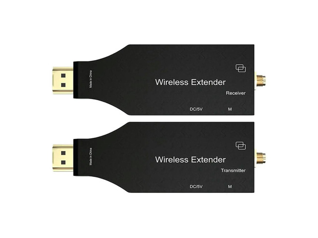 150M HDMI-Compatible Extender Transmitter and Receiver 1080P TV Stick Display Adapter for PC Camera Laptop