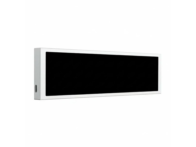 D92 Computer Case Sub-Screen 9.2-Inch Long Strip Screen CPU Temperature Monitor Performance Monitoring DIY Theme White