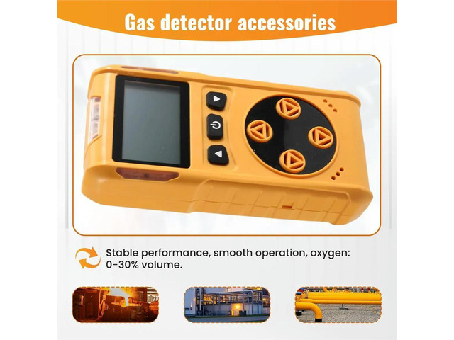 Applicable to 4-in-1 Gas Detector Carbon Monoxide Oxygen Toxic Hazardous Sewer Limited Space Air Concentration