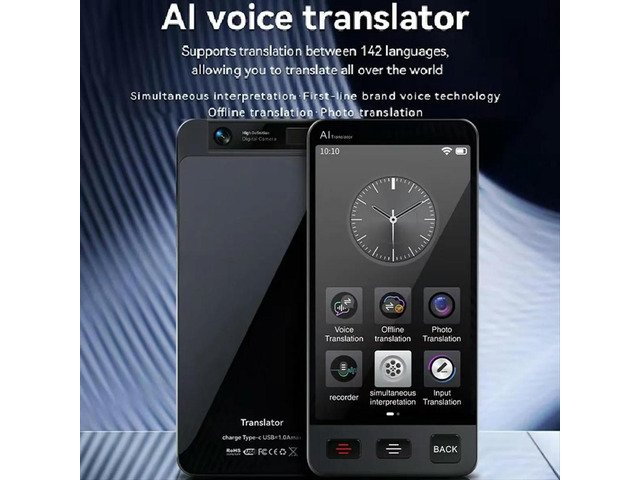 M80 Language Translator Device with 142 Languages Voice Translating 19 Offline Translation
