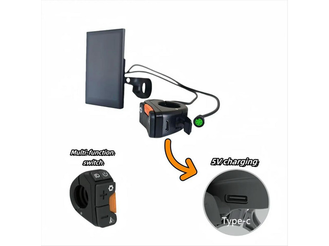 For BAFANG Electric Assisted Bicycle Parts Central Motor DPC188 Display G340 G320 BBSHD BBS0102B UART Prot