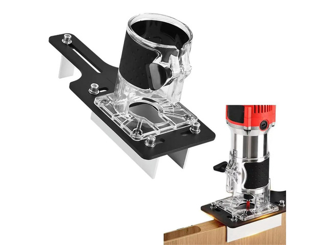 2 in 1 Automatic Slotted Trimming Machine 65mm Fastener Slotted Mold Adjustable Depth & Angle Manual Woodworking Tool