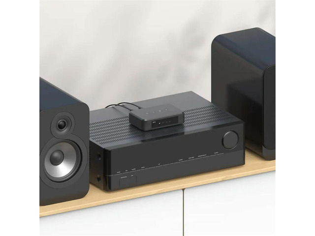 BR10 Bluetooth Analog Input and Digital Input USB Disk Control for Android and IOS,with Remote Control EU Plug