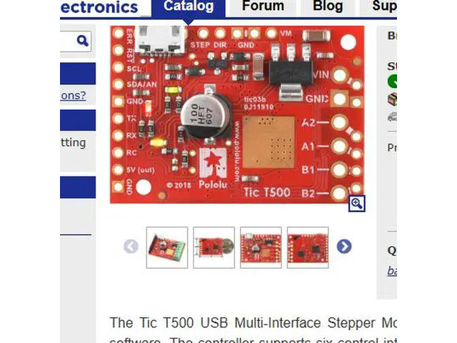T500 3134 Tic USB Multi-Interface Stepper Motor Controller