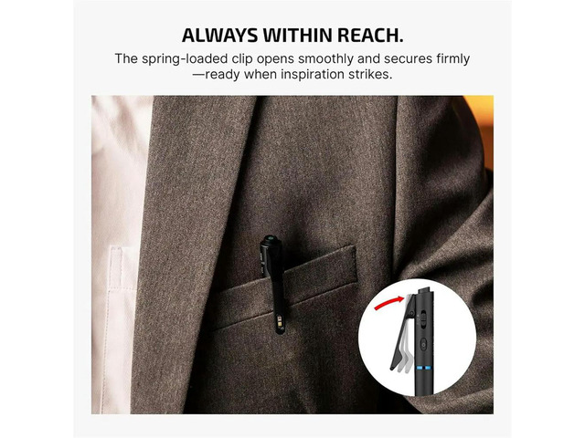 EDC Pen Light,120 Lumens with Green Beam,USB-C Rechargeable LED Flashlight for Office,Writing,Presentation Outdoor Uses