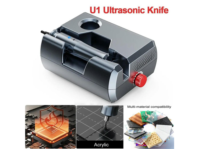 Ultrasonic Cutter 40kHz 40W Handheld Electric Cutting Knife DIY Tool for Plastic PVC 3D Printing Model Trimming EU Plug